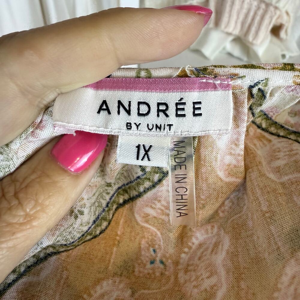 Andre By Unit Plus Sz. 1 X Boho Midi Length Patch… - image 7